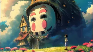 Sleep in a Whimsical Anime World: Dreamy Houses and Landscapes with 528Hz, Alpha, Beta, Theta Waves
