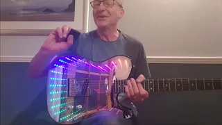 Harley Benton Infinity Mirror Guitar with sound to light.