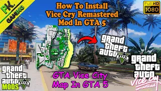 GTA 5 - How to install Vice City (Vice Cry Remastered)😱MOD in GTA 5 | Hindi | Easy Step by Step