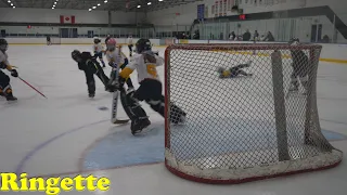 RINGETTE - Etobicoke Stingers D-Zone vs Markham Bears #ringette #sports #viral #trending #fun #game