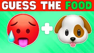 Guess The FOOD By Emoji 🥵🐶 | Emoji Quiz