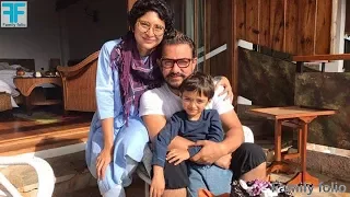 Aamir Khan with wife kiran rao and son azad rao । Aamir Khan family