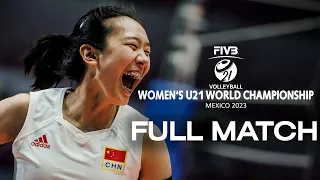 CHN🇨🇳 vs. BRA🇧🇷 - Full Match | Semi Final | Women's U21 World Championship | Lèon