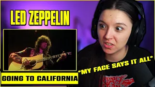 Led Zeppelin - Going To California | FIRST TIME REACTION | Live at Earls Court 1975