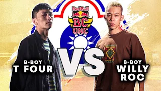 B-Boy T Four vs. B-Boy Willy Roc | Final | Red Bull BC One Cypher Taiwan 2022