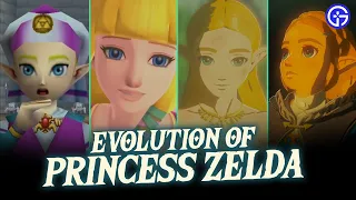 Graphical Evolution Of Princess Zelda in Games (1986 - 2023) Evolution & Transformation | Then & Now