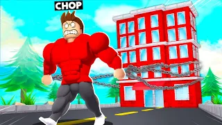 CHOP BECAME HULK AND PULLED THE ENTIRE MAP ROBLOX