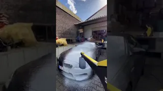 BMW car washing