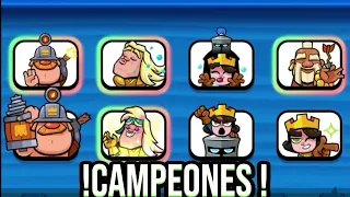 TODOS LOS GESTOS DE CAMPEÓNES DE CLASH ROYALE 😱 2024