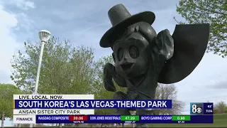 Why does South Korea have a Las Vegas-themed park?