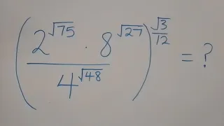 Math Olympiad | Nice Square Root Math Simplification