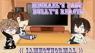 Michael's past bully's reacts to afton family memes || Gacha club || Fnaf ||