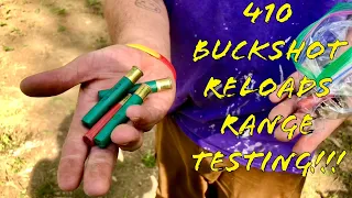 .410 Buckshot Range Testing!!! 2.5” & 3”