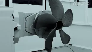 3D Printed 5-axis Naval Propeller - Meltio Engine Robot Integration