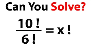 A Nice Math Problem On Factorial 👍 | You Should Learn This Method