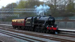 44932 heads south through Tamworth | Carnforth to Southall 13/3/23