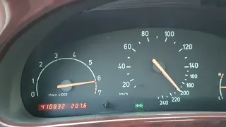 Saab 9-5 500hp gently hitting the rev limiter