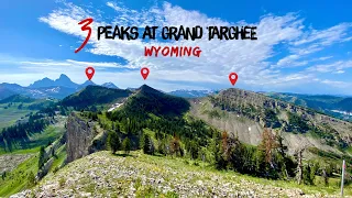 THREE PEAKS AT GRAND TARGHEE WYOMING