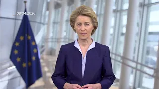 Ursula von der Leyen o nutnosti dostupnosti léků (8. dubna)