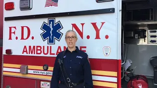 New York, NY - FDNY EMT Kim McMannus