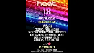 MIAU HEAT 18 ANIVERSARIO CARNAVAL EDITION SALA PARIS 15 MALAGA 18 02 2023