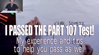 I Passed the FAA Part 107 AKT Test! My tips to help you pass uas drone