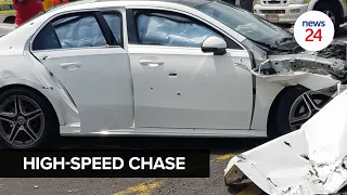 WATCH | Four people killed in massive shootout after high speed chase on Durban highway