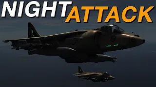 REVENGE AFTER DARK!  Complex DCS AV-8B NA Harrier Strike!