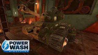 Washing Through Tanks & Mechs ~ Powerwash Simulator