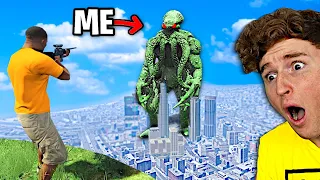 Playing As MEGA CTHULU In GTA 5.. (RAMPAGE)