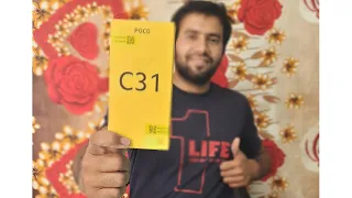 poco c31 ,First look and quick reviews  Desi unboxing Nimit kumar