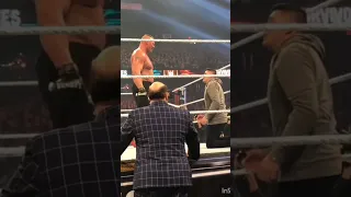 Dominik Mysterio meeting Brock Lesnar for the first time #wwe #raw #subscribe #shortvideo #shorts