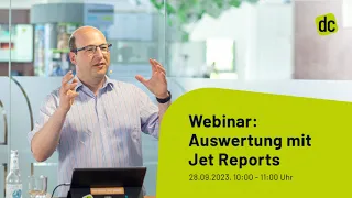 Webinar - Auswertung von Daten aus Business Central in Excel mit Jet Reports 📊