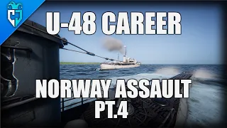 UBOAT Gameplay | U-48 Career | Securing Norway | PT.4