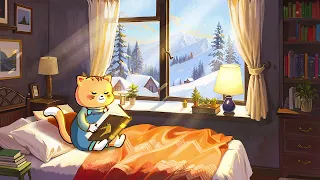 Peaceful Winter Morning ❄ Winter Lofi 2024 ❄ Morning Lofi To Deep Focus On Morning Reading Book