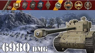 World of Tanks / T26E4 SuperPershing .. 6980 Dmg