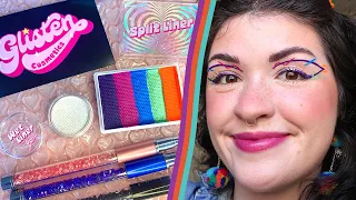 TRYING GLISTEN COSMETICS WET LINERS | finally trying a UK indie makeup brand!🇬🇧✨