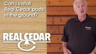 FAQ : Can I Install Real Cedar Posts In The Ground? - Realcedar.com