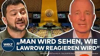 SHOWDOWN BEIM UN-SICHERHEITSRAT? Selenskyj trifft auf Russlands Außenminister Lawrow in New York