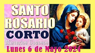 SANTO ROSARIO CORTO📿LUNES 6 MAYO 2024❤️✟MISTERIOS GOZOSOS