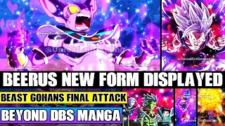 Beyond Dragon Ball Super A Glimpse Into Beerus NEW Form During Training! Beast Gohans Final Attack