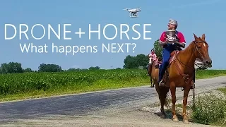 KEN HERON - Flying a drone from a HORSE - WHAT HAPPENS?  [4K]