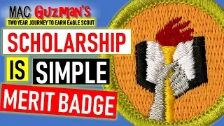 How to get Scholarship Merit Badge - Easiest to earn at home