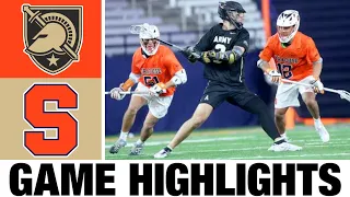 #5 Army vs #7 Syracuse Lacrosse Highlights | 2024 College Lacrosse | NCAA Lacrosse