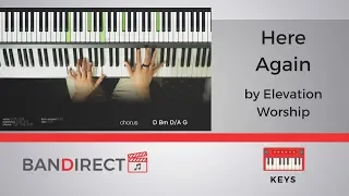 Here Again by Elevation Worship | Piano Tutorial