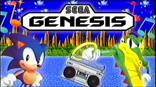 Sonic Sega Genesis Era Relaxing Music VHS Tape