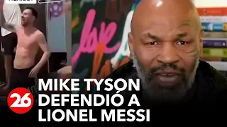 Mike Tyson se enojó con Canelo Álvarez por las amenazas a Lionel Messi