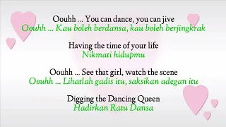 ABBA - Dancing Queen - Lyrics ( Terjemahan Indonesia )
