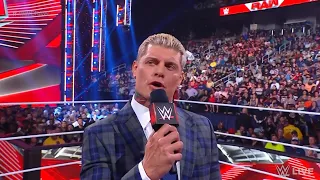 Cody Rhodes to Brock Lesnar: “How’s your face?- WWE RAW 5/15/2023