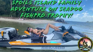 Spoils Island Family Adventure on the Seadoo Fish Pro Trophy! #seadoolife #fishpro